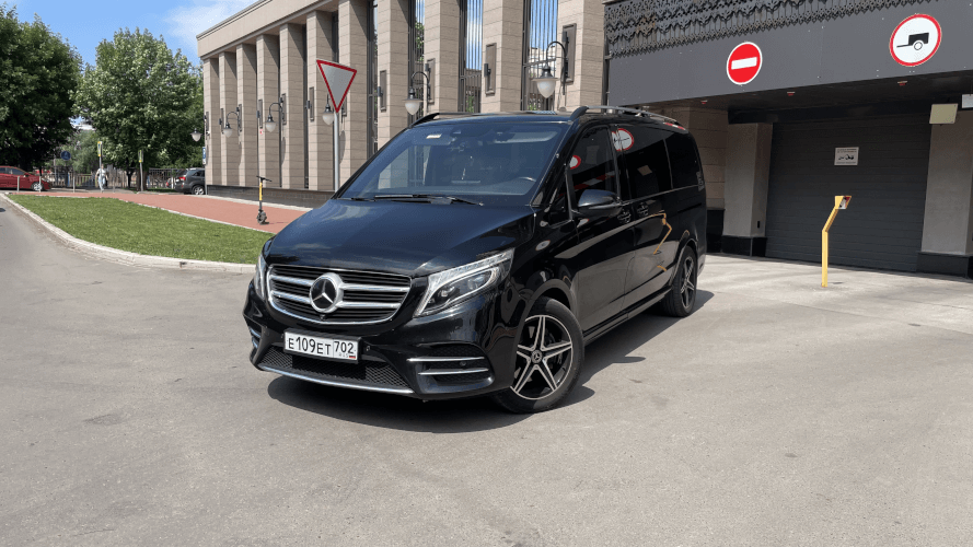 Аренда, прокат, каршеринг Mercedes-Benz V Premium в Казани  почасово с водителем