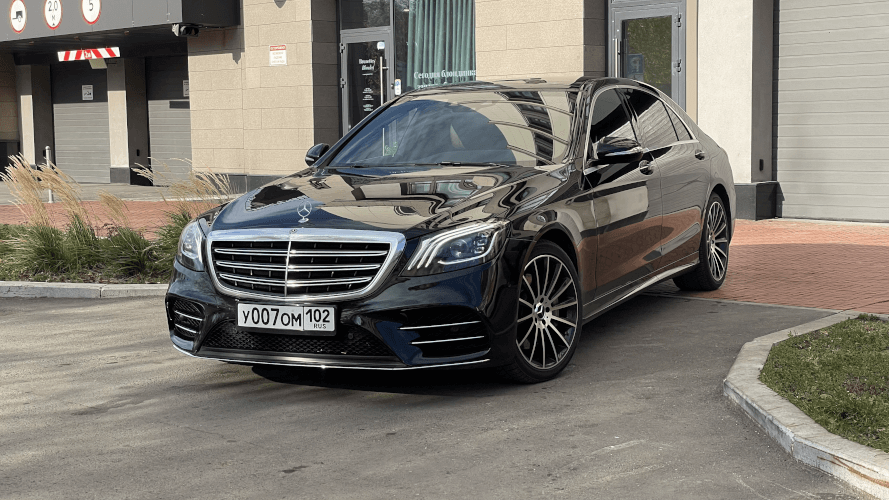 Аренда, прокат, каршеринг Mercedes-Benz S 450 4MATIC в Казани  почасово с водителем